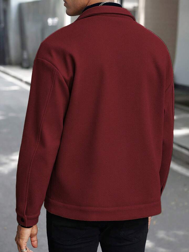 Urban Wool Jacket – Burgundy