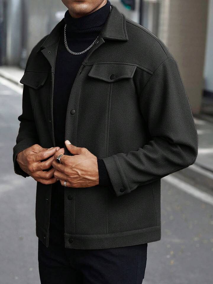 Urban Wool Jacket – Black